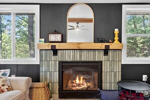 Interior - Cozy Modern Cabin with Fire Pit & Trail Access near Berkeley Springs, West Virginia (Hedgesville)