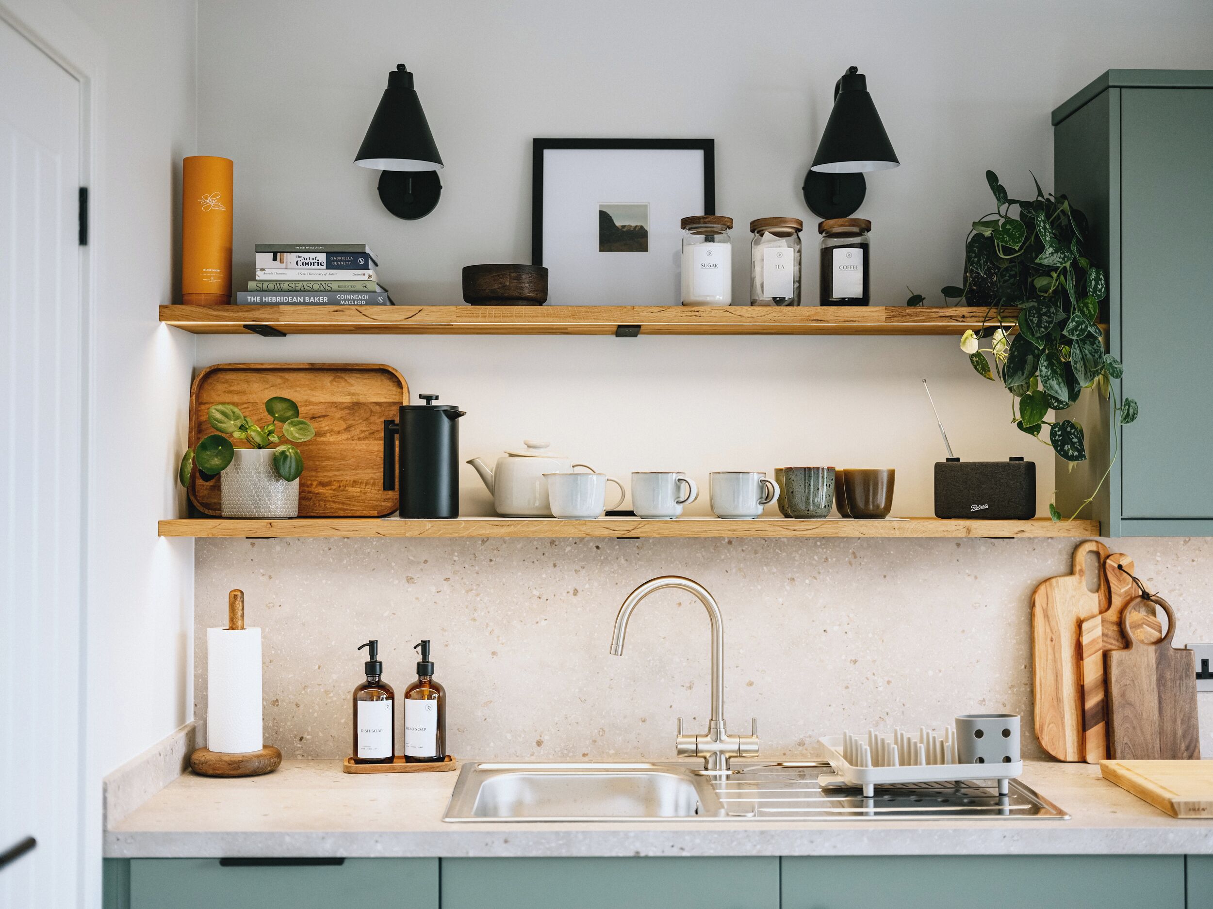 Microwave, oven, dishwasher