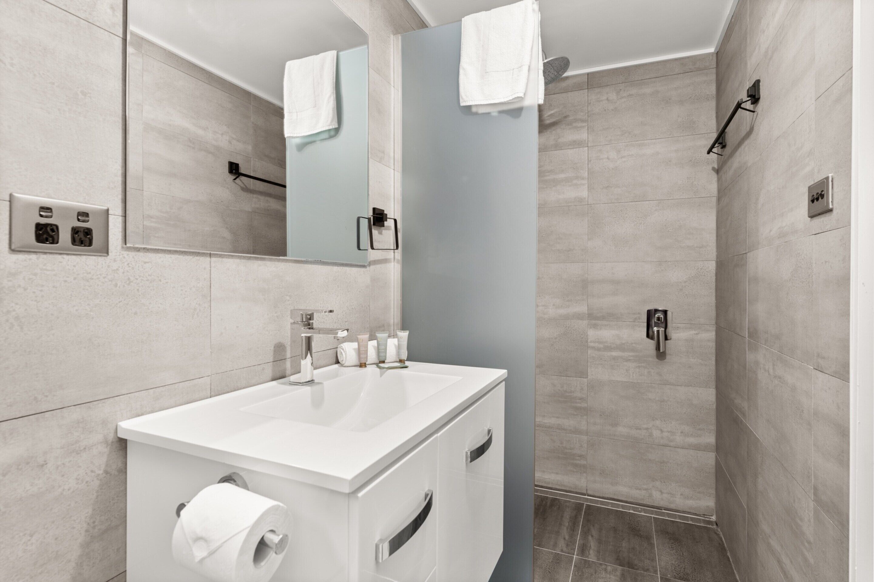 شقة | حمام | مناشف، صابون، شامبو