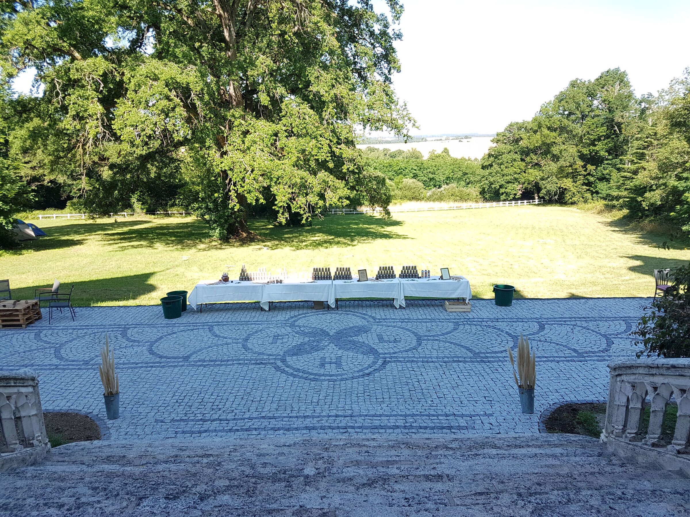 Utendørs bankettområde