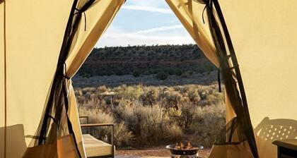 Safari Tent Adventure in Kanab, Utah: A Unique Glamping Experience