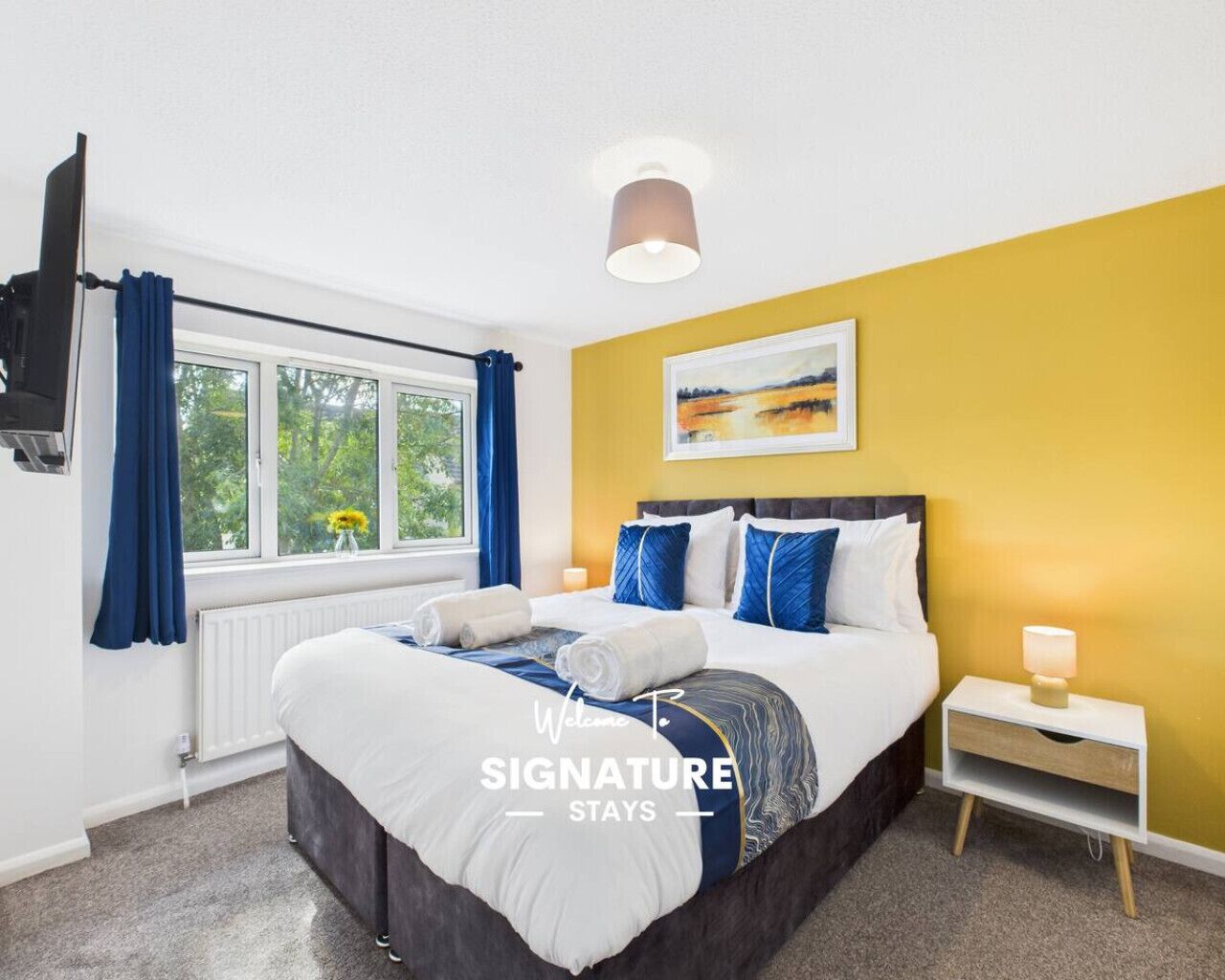 3 عدّة غرف نوم ومكتب وواي فاي