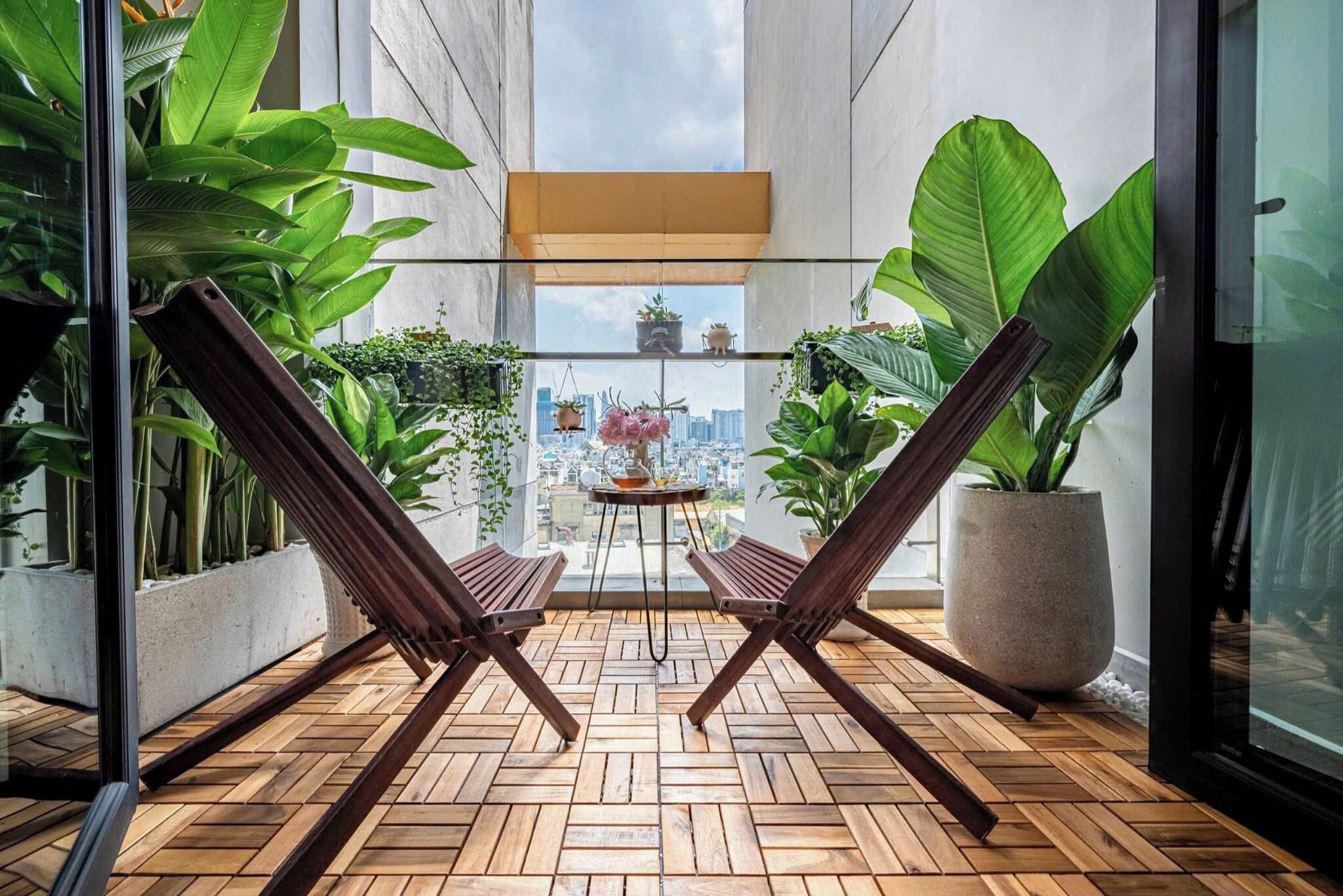 Deluxe Apartment, 2 Bedrooms, Bathtub, City View | Terrace/patio