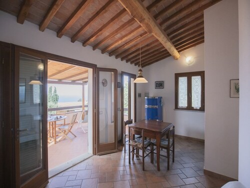 It consists of a large living room with kitchenette, a double bedroom, a twin bedroom and a bathroom