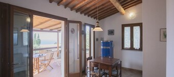 It consists of a large living room with kitchenette, a double bedroom, a twin bedroom and a bathroom