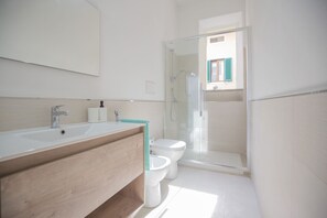 Shower, hair dryer