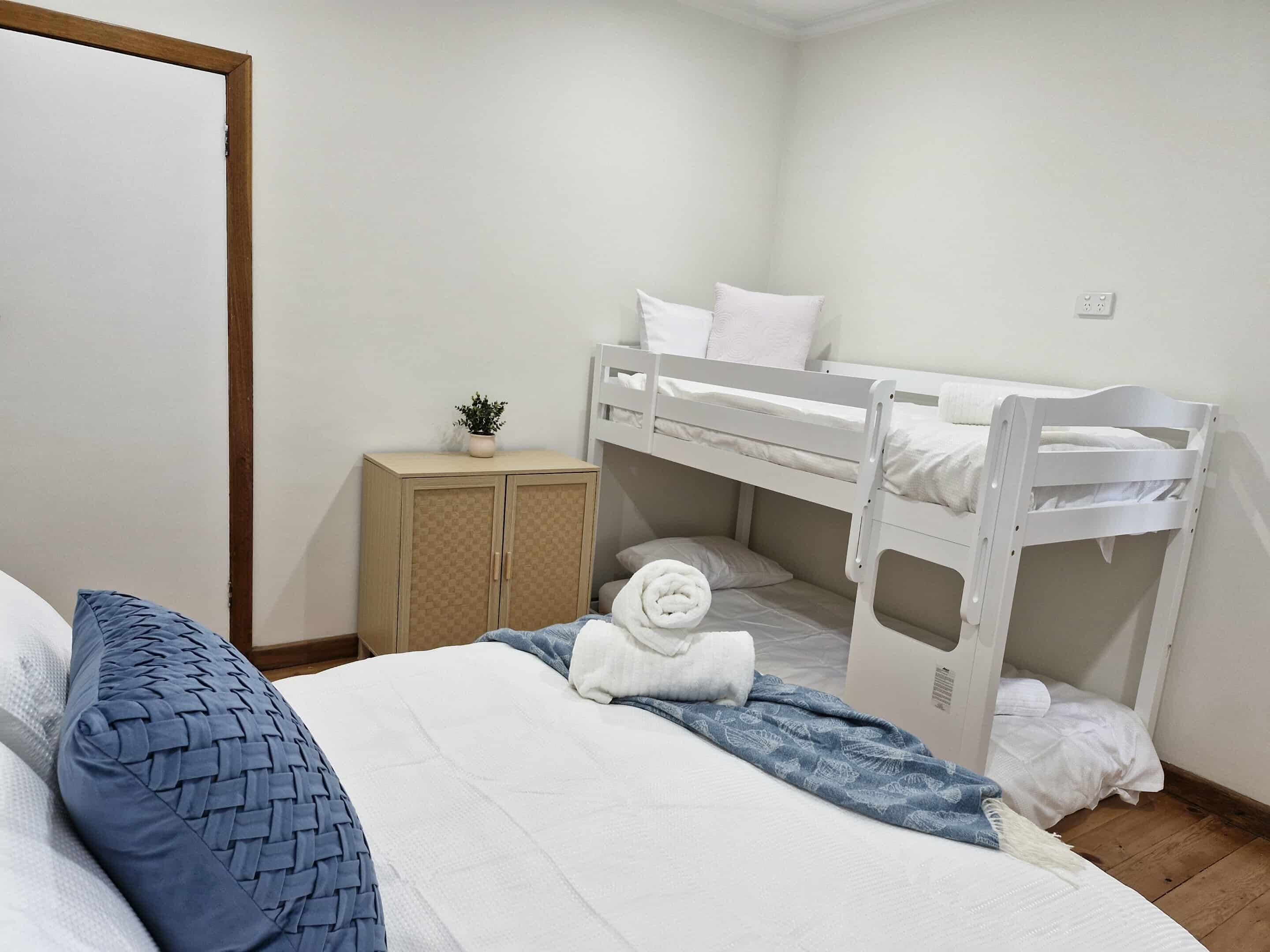 2 chambres, draps fournis