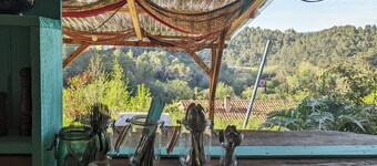 Yourte in Provence , at la Mauvaise Herbe, Barjols