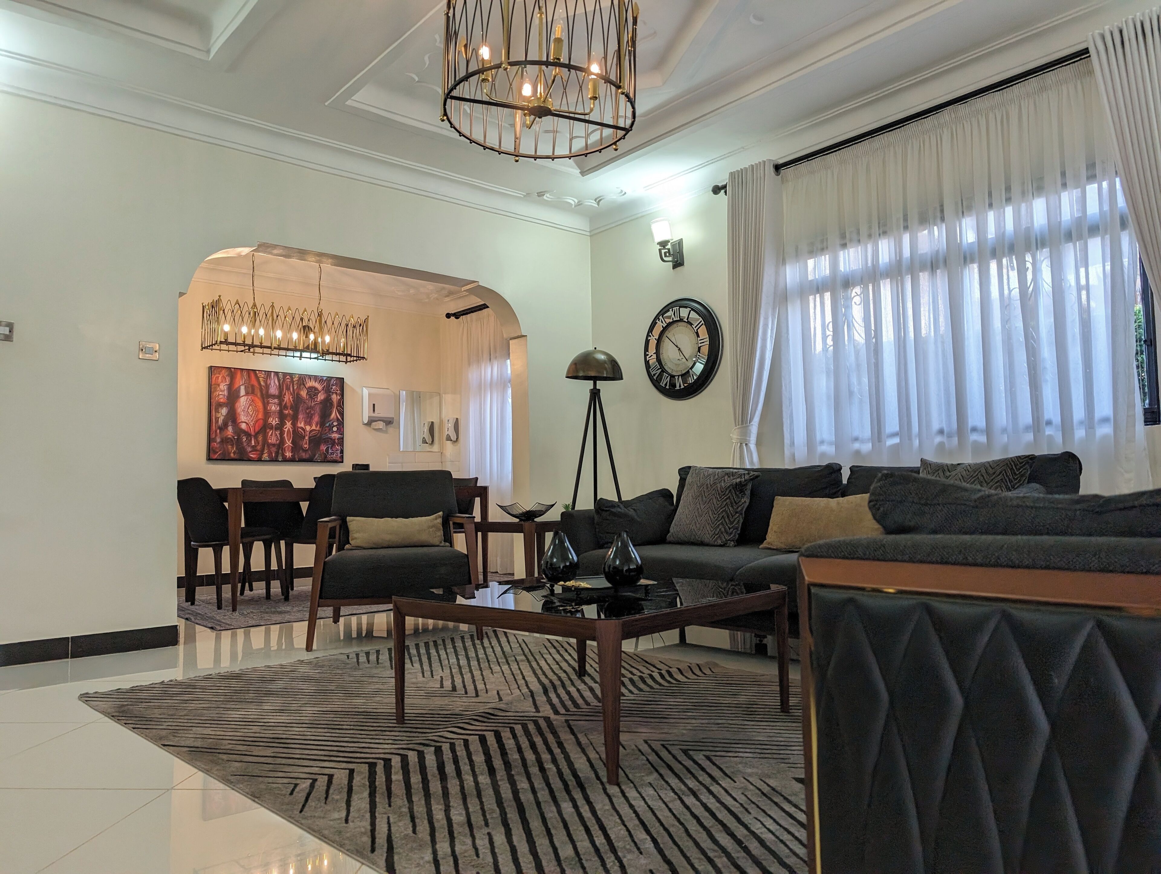 Vila Standar, balkon | Area keluarga | TV layar datar