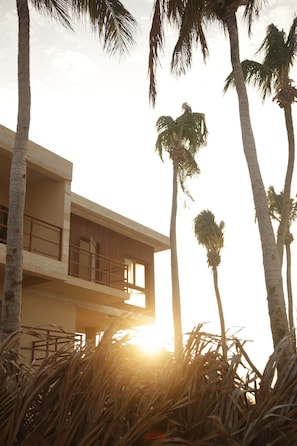 Majoituspaikan julkisivu