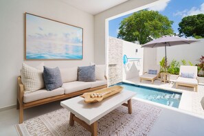 Maison mitoyenne, 3 chambres | Piscine