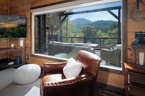 Smart TV, fireplace, video games