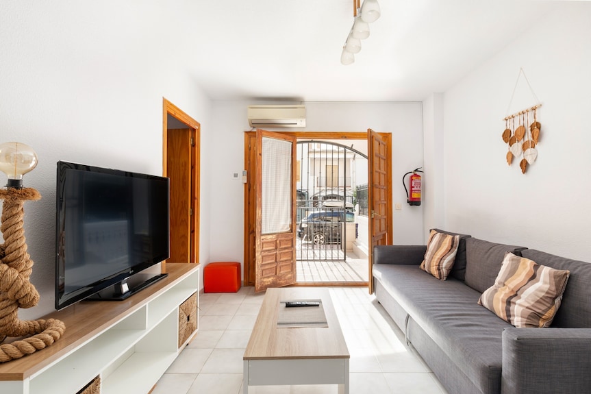 Appartement 'Moreras' Met Gemeenschappelijk Zwembad En Wi-fi - Puerto de Mazarrón