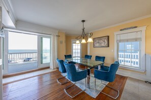 Dining - Oceanfront Sunrise Retreat | 5BR w/ Deck & Views (Belmar)