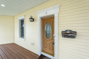 Exterior detail - Oceanfront Sunrise Retreat | 5BR w/ Deck & Views (Belmar)