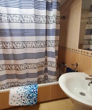 Shower, bidet - Seaside apartment in Vera with terrace (vera)