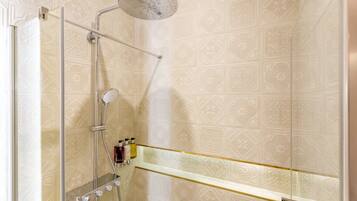 Cabezal de ducha tipo lluvia, artĂculos de tocador ecolĂłgicos