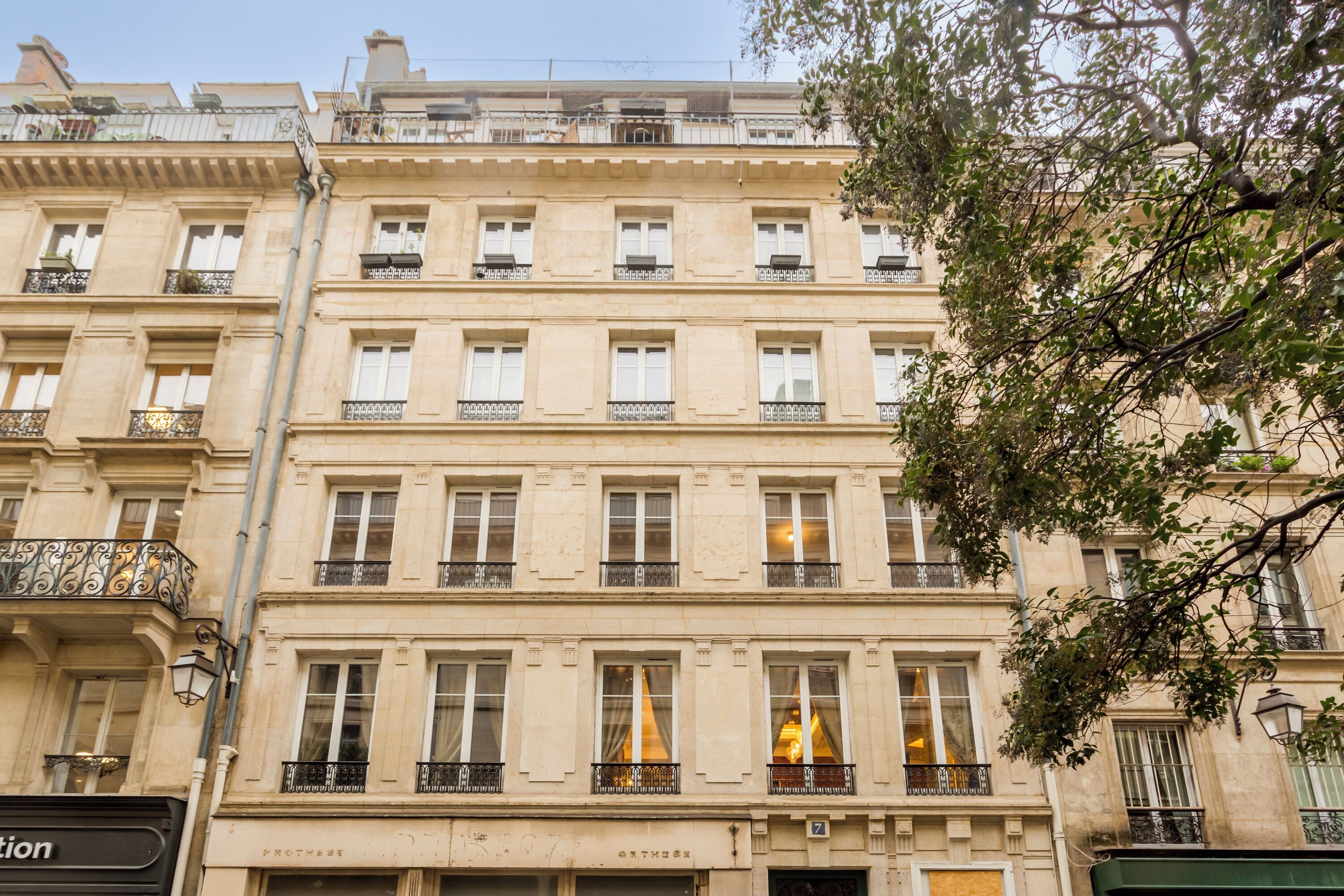 Façade de l’hébergement