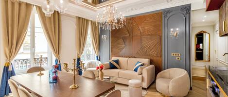 Departamento | Área de sala de estar | Smart TV, Netflix, servicios de streaming y oficina