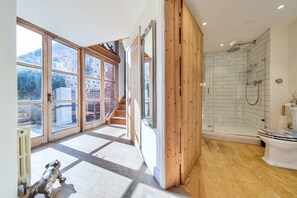 Een douche, een haardroger