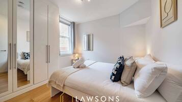 2 bedrooms, iron/ironing board, travel crib, WiFi