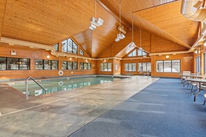 Indoor pool, a heated pool