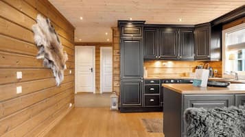 Kylskåp, mikrovågsugn, ugn och spishäll