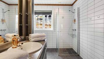 Free toiletries, hair dryer
