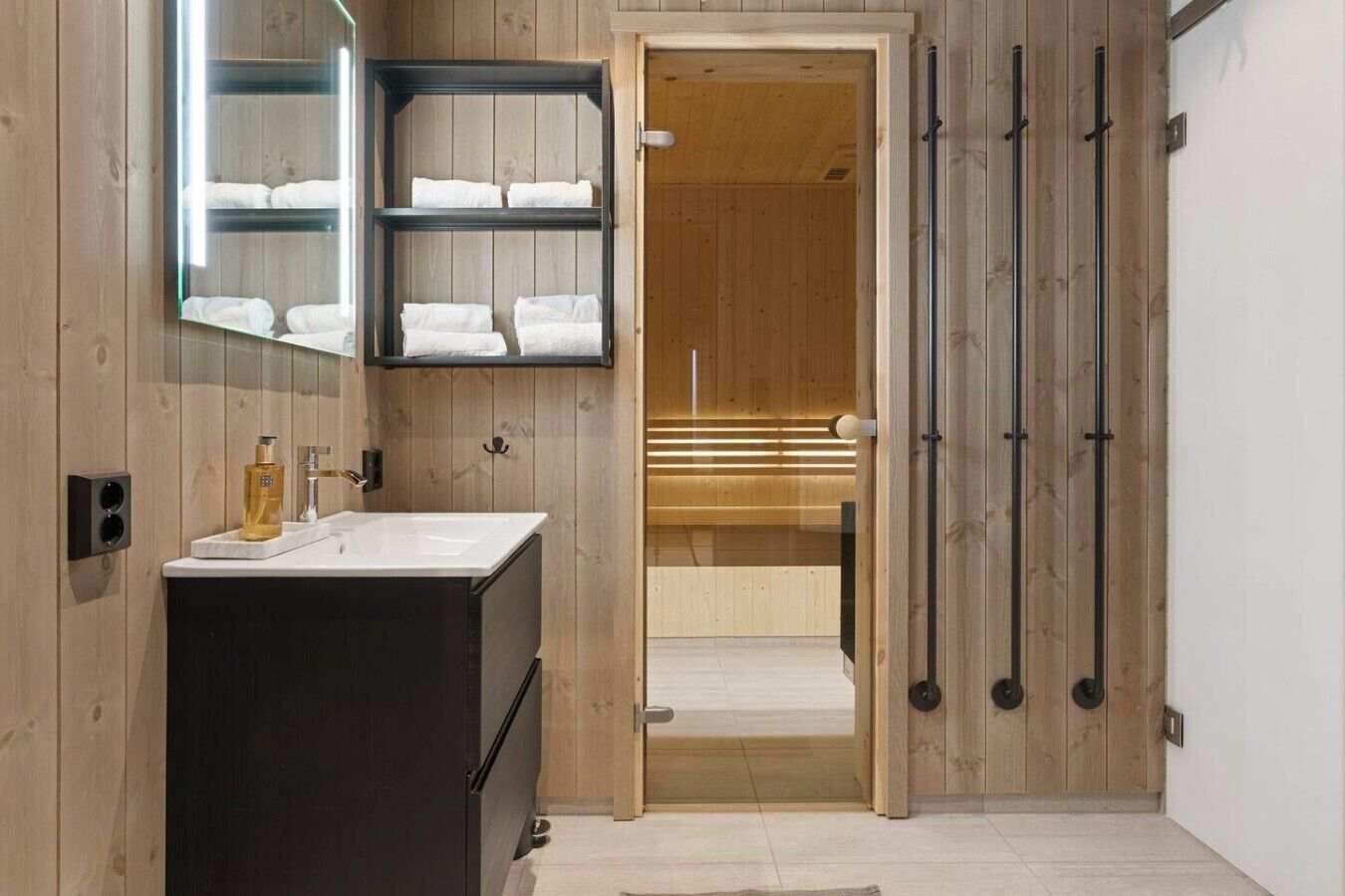 Shower, hair dryer