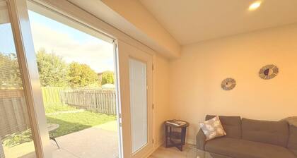 Modern 1-Bedroom Private Suite near SQUARE ONE w/ Laundry, EV Charger & BBQ Area