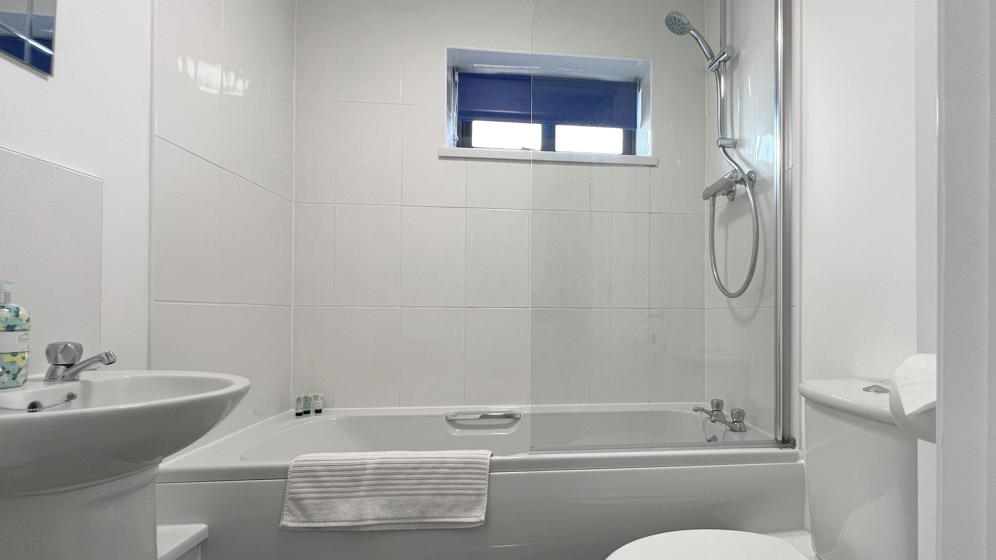 Shower, hair dryer