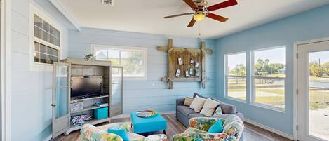 Televisión y reproductor de DVD