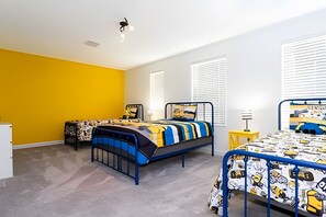 9 bedrooms, iron/ironing board, bed sheets