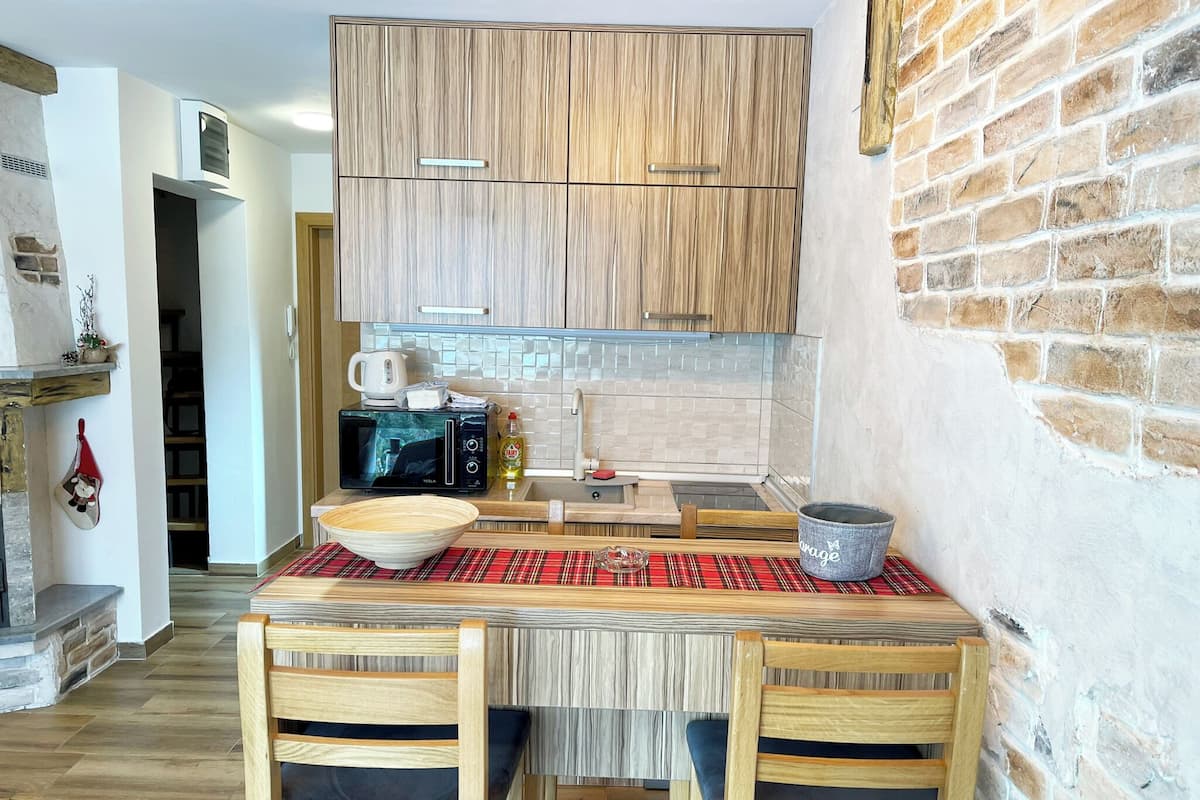 Standard-Maisonette, Bergblick | Eigene Küche