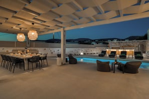 Outdoor dining -  Mikon Luxury Villa (Paros)