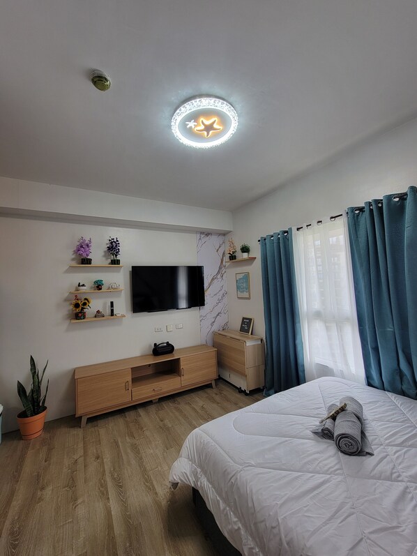 1 makuuhuone, silitysrauta/-lauta, ilmainen Wi-Fi, vuodevaatteet