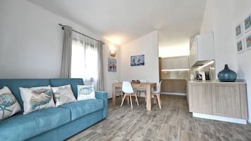 House | Living area | 43-inch flat-screen TV with cable channels