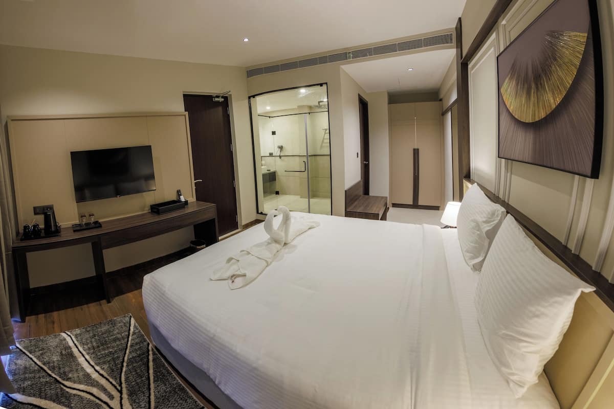 全景客房 | 免费 WiFi、床单