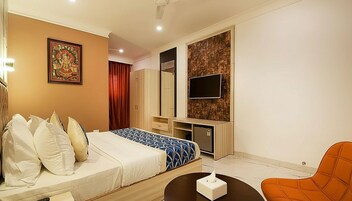 Camera Executive, 1 camera da letto, vista città | Biancheria in cotone egiziano, biancheria da letto di alta qualità