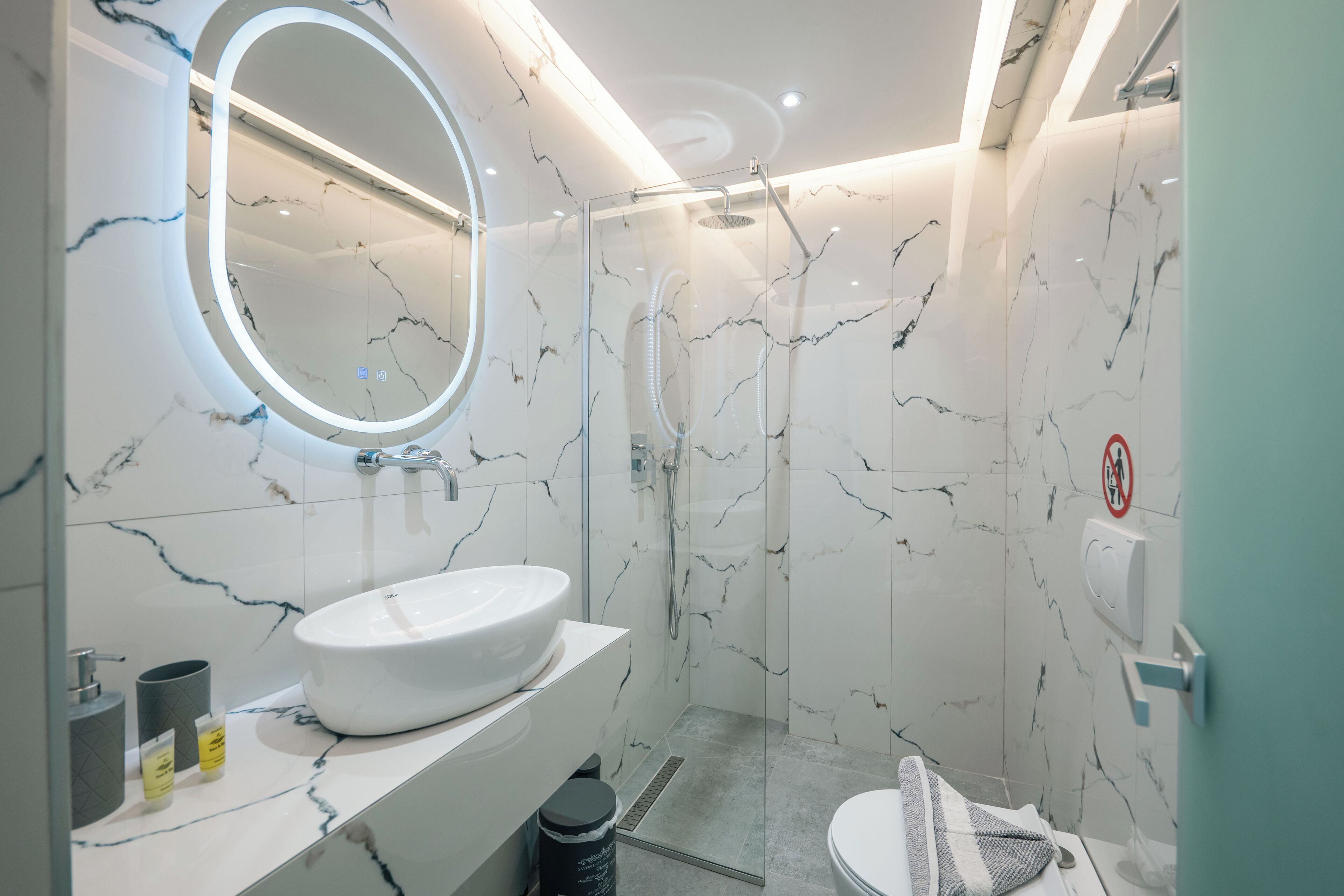 双床房 | 浴室 | 毛巾