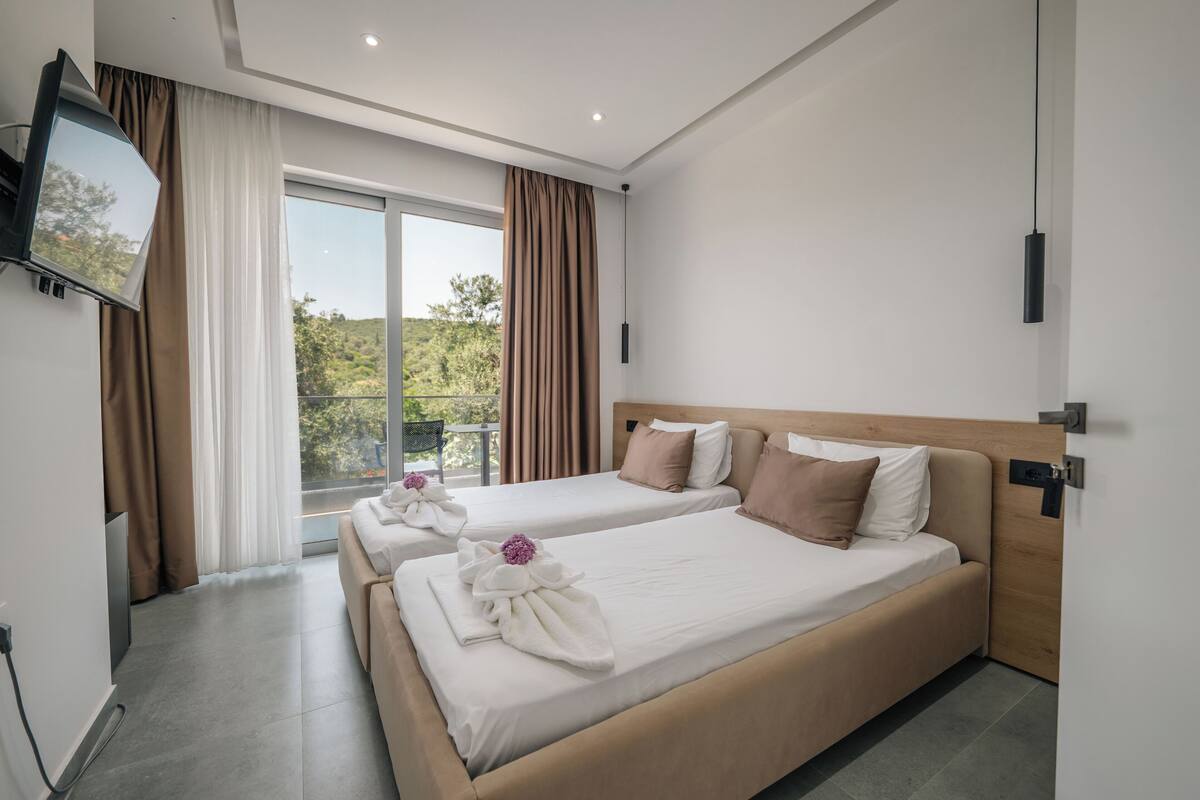 Habitación con 2 camas individuales | Insonorización y wifi gratis