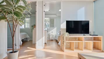 2 chambres, fer et planche Ă repasser, Wi-Fi gratuit, draps fournis