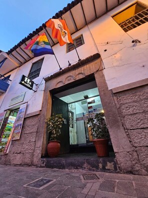 Façade de l’hébergement