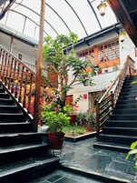 Θέα στην αυλή