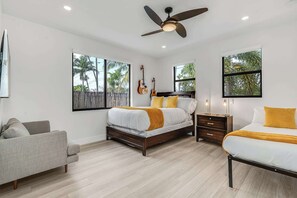 3 chambres, bureau, fer et planche à repasser, Wi-Fi gratuit