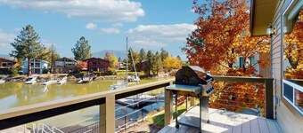 Charming Tahoe Keys Waterfront Retreat with Private Dock, Pool Table