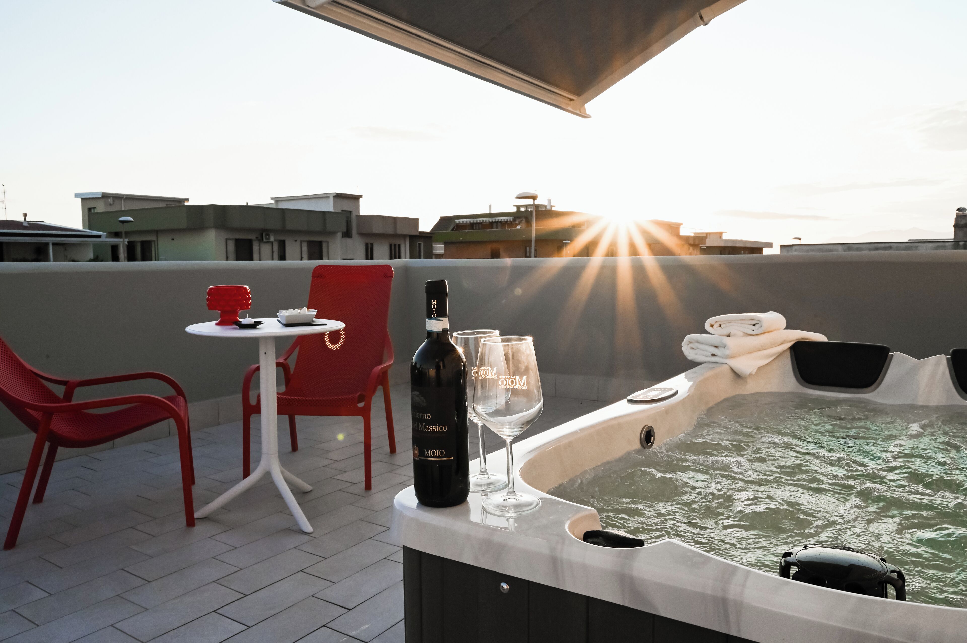 Comfort Apartment, Hot Tub (Afrodite) | Terrace/patio
