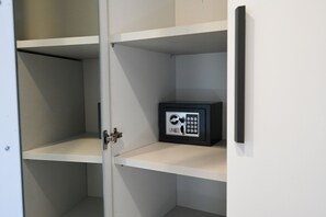 In-room safe, blackout curtains, soundproofing, iron/ironing board