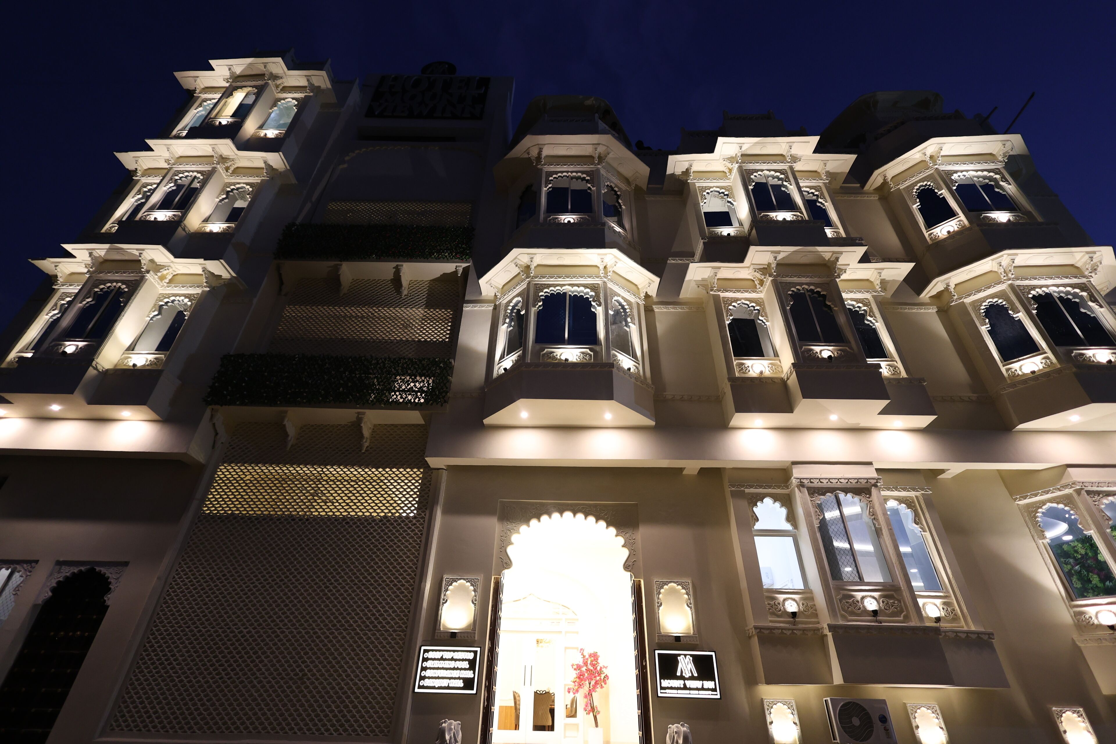 Majoituspaikan julkisivu