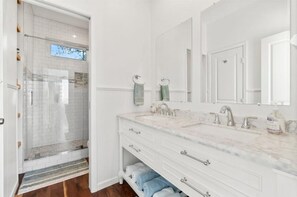 Sèche-cheveux, serviettes fournies, savon, papier toilette